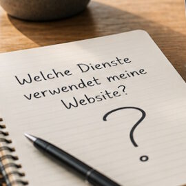 Woher will die KI wissen welche Dienste ich auf meiner Webseite verwende?